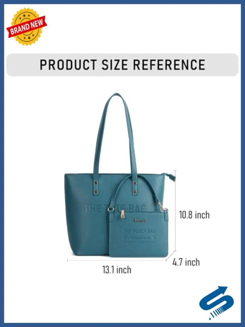 Medium Top Handle Tote Bag PU Leather Women Purse Satchel